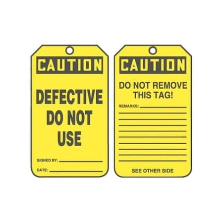 Accuform Adhesive Dura-Poly, 3 in Width, 0.025 in Height, , 25 PK MDT614PTP